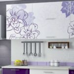 фиолетовые кухни